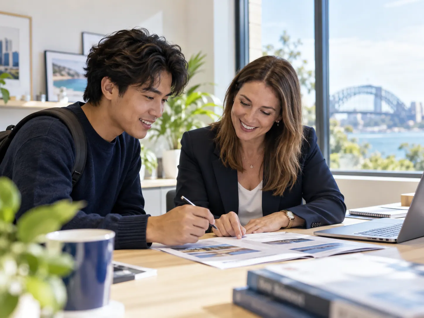 Bangladeshi student receiving education consultancy guidance for Australia