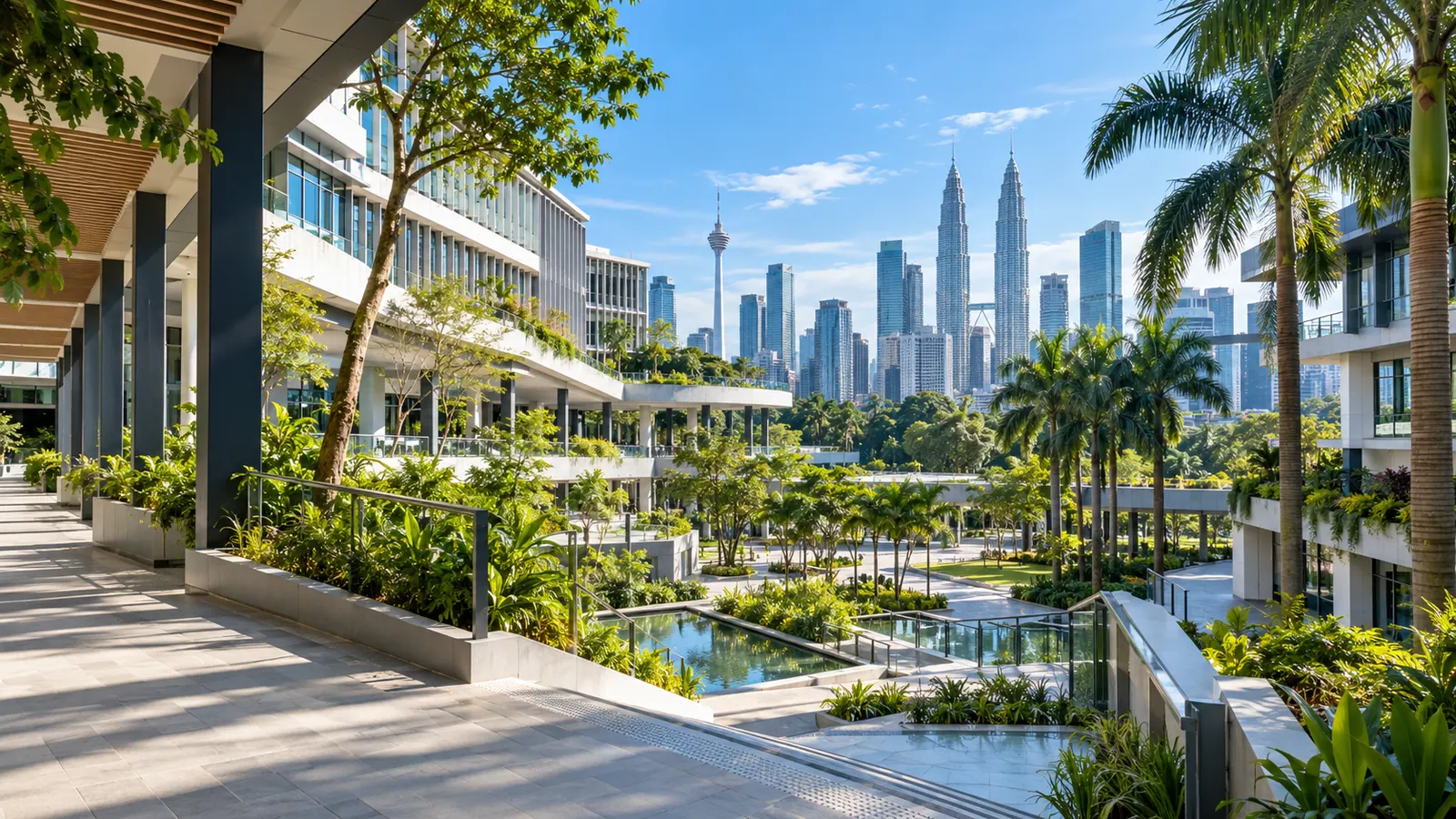 Malaysia university and landscape