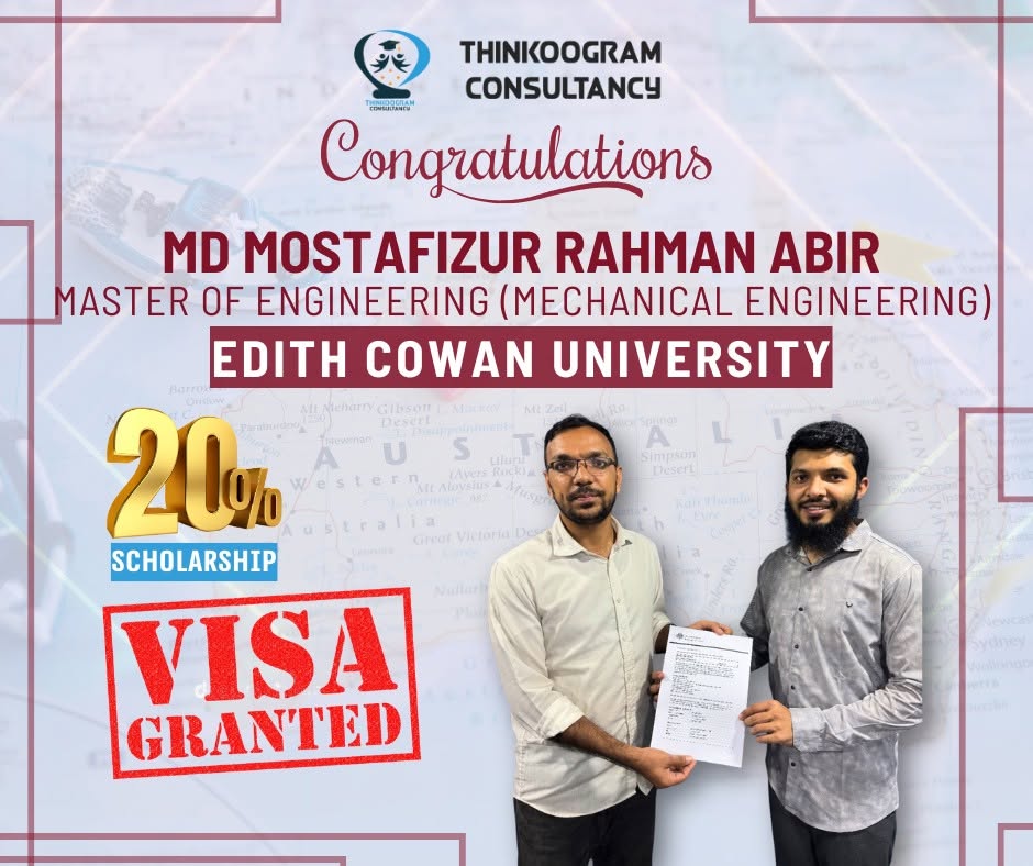 Md Mostafizur Rahman Abir, Master of Engineering (Mechanical Engineering) at Edith Cowan University