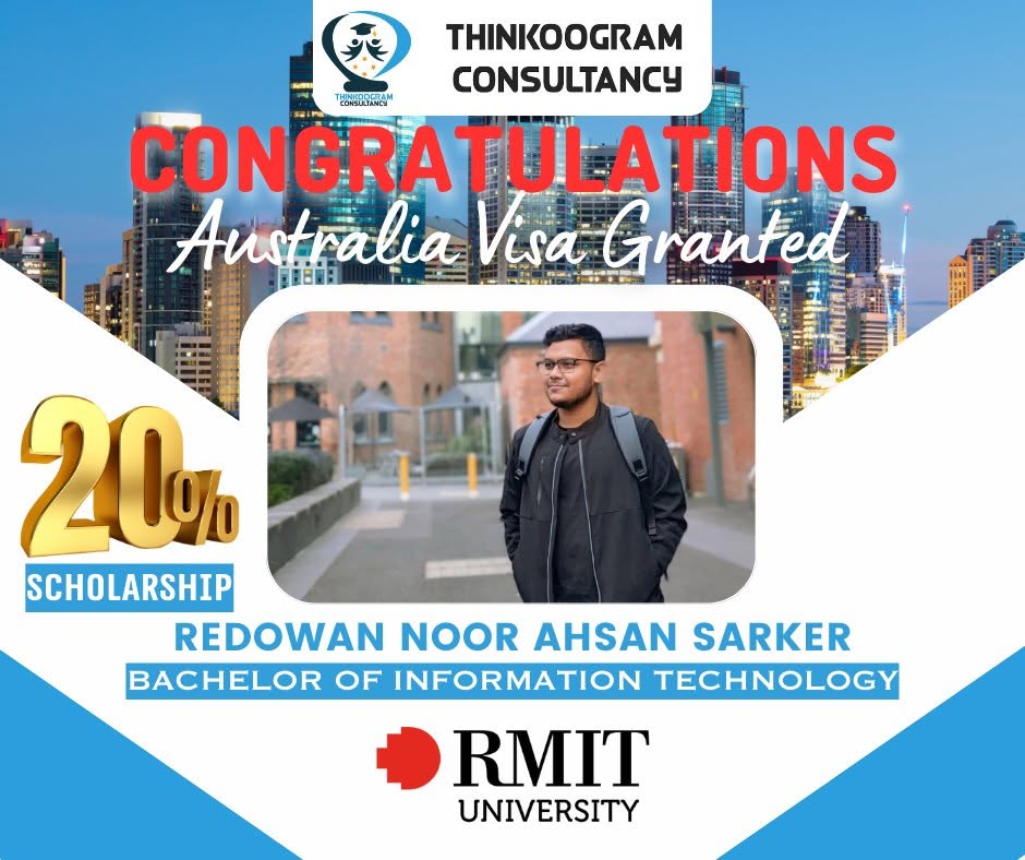 Redowan Noor Ahsan Sarker, Bachelor of Information Technology at RMIT University